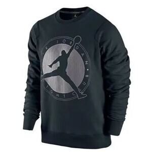 Nike Air Jordan Fight Club Mens Graphic Crewneck Sweatshirt Size M Sporty Active